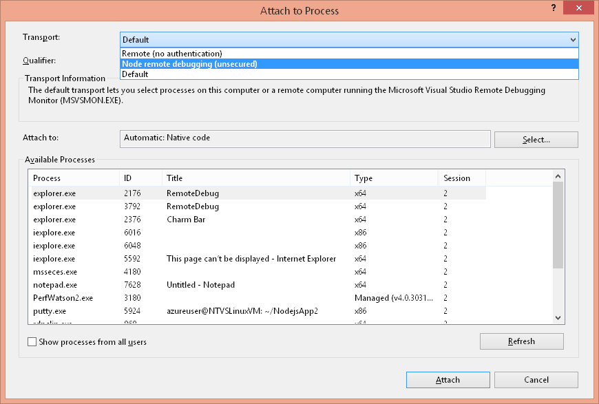 Attach Transport